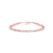 0.09Ct Octagon Shape Pave Lab-Grown Diamond Gold Tennis Bracelet