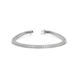 0.04Ct Round Cut Channel Set Lab-Grown Diamond Gold Tennis Bracelet