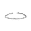 0.04Ct Wave Style Lab-Grown Diamond Gold Tennis Bracelet