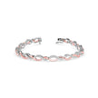 0.06Ct Two Tone Infinty Link Lab-Grown Diamond Gold Contemporary Bracelets