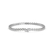 0.06Ct Cluster Trinity Leaf Lab-Grown Diamond Gold Tennis Bracelet