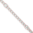 0.21Ct Round Prong Lab-Grown Diamond Gold Tennis Bracelet