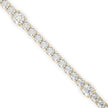 0.21Ct Round Prong Lab-Grown Diamond Gold Tennis Bracelet