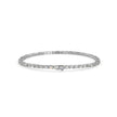 0.13Ct Baguette & Round Cut Lab-Grown Diamond Gold Tennis Bracelet