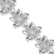 0.03Ct Flower Lab-Grown Diamond Gold Contemporary Bracelets
