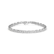 0.02Ct Trillion Shaped Lab-Grown Diamond Gold Tennis Bracelets