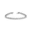 0.02Ct Trillion Shaped Lab-Grown Diamond Gold Tennis Bracelets