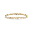0.02Ct Trillion Shaped Lab-Grown Diamond Gold Tennis Bracelets