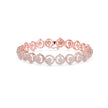 0.15Ct Circular Motifs Lab-Grown Diamond Gold Tennis Bracelets