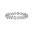 0.15Ct Circular Motifs Lab-Grown Diamond Gold Tennis Bracelets
