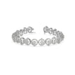 0.15Ct Circular Motifs Lab-Grown Diamond Gold Tennis Bracelets