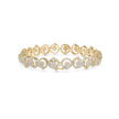 0.15Ct Circular Motifs Lab-Grown Diamond Gold Tennis Bracelets