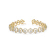 0.15Ct Circular Motifs Lab-Grown Diamond Gold Tennis Bracelets