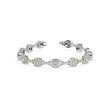 0.25Ct Square Shaped Lab-Grown Diamond Gold Contemporary Bracelets