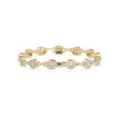 0.25Ct Square Shaped Lab-Grown Diamond Gold Contemporary Bracelets