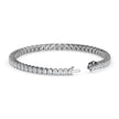 4.03Ct Oval Prong Set Lab-Grown Diamond Gold Tennis Bracelets