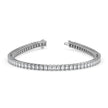 3.53Ct Emerald Prong Set Lab-Grown Diamond Gold Tennis Bracelets