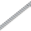 3.98Ct Radiant Prong Set Lab-Grown Diamond Gold Tennis Bracelets
