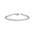 0.09Ct Round Cut Lab-Grown Diamond Gold Tennis Bracelet
