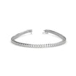 0.04Ct Round Cut Bezel Set Lab-Grown Diamond Gold Tennis Bracelet