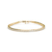 0.04Ct Round Cut Bezel Set Lab-Grown Diamond Gold Tennis Bracelet