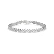 0.08Ct Round Cut Bezel Set Lab-Grown Diamond Gold Tennis Bracelet