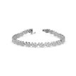 0.08Ct Round Cut Bezel Set Lab-Grown Diamond Gold Tennis Bracelet