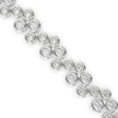 0.08Ct Round Cut Bezel Set Lab-Grown Diamond Gold Tennis Bracelet
