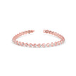 0.04Ct Leaf Motif Lab-Grown Diamond Gold Tennis Bracelet