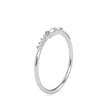 minimalist baguette diamond ring in white gold