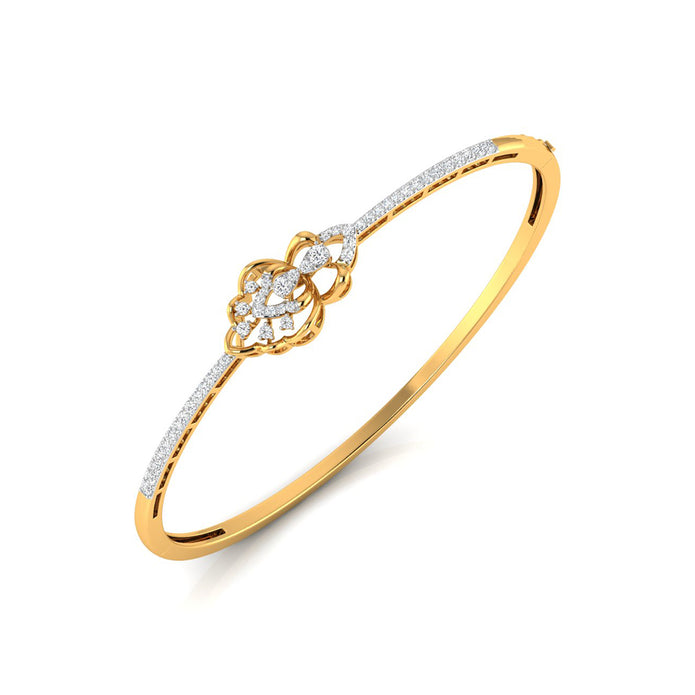 pear two stone diamond bracelet in yellow gold